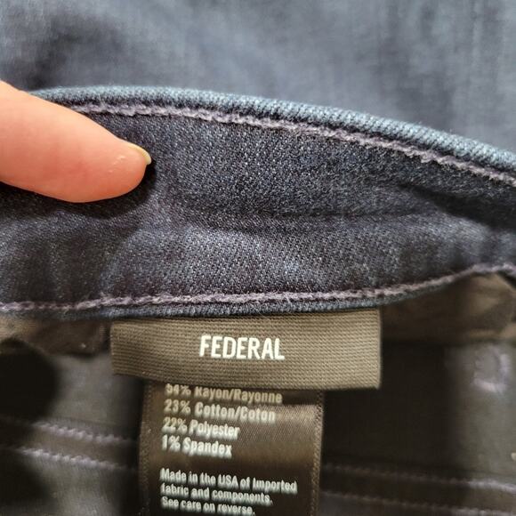 Men's Paige Federal Slim Straight Jeans In Inkwell Size 38 x 32 - Picture 5 of 11
